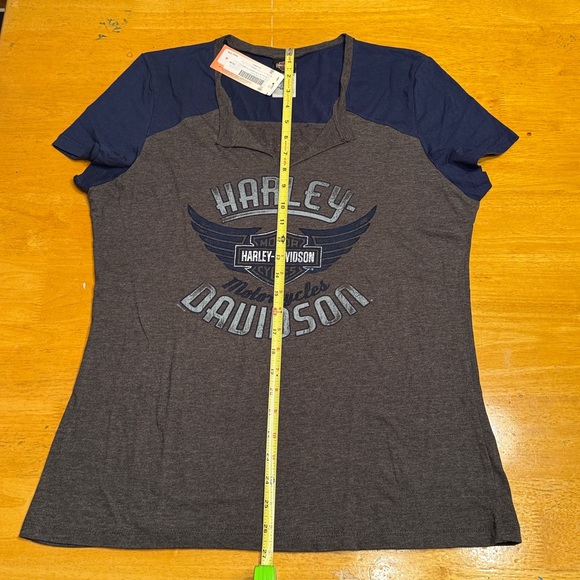 Harley Davidson women’s dealership v-neck t-shirt. X-Large. New with tag - Picture 5 of 7
